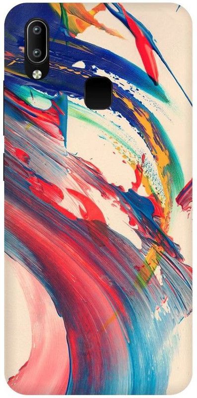 URCHIN Back Cover for Vivo Y91 Colourfull, abstract, design, simple, paint  (Multicolor, Shock Proof, Pack of: 1)