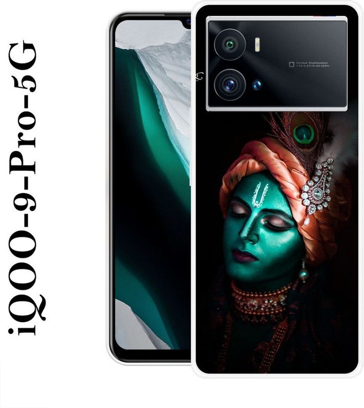 INDIALAND Back Cover for IQOO 9 Pro 5G  (Black, Grip Case, Silicon)