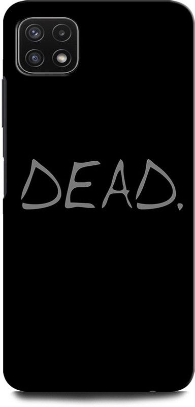 GRAFIQE Back Cover for SAMSUNG Galaxy A22 5G DEAD, BLACK  (Multicolor, Shock Proof, Pack of: 1)