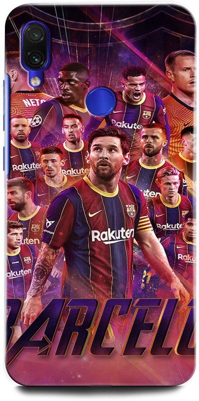 INTELLIZE Back Cover for Redmi 7 BARCELONA FCB, BARCELONA LOGO, FOOTBALL, FCB,MESSI  (Multicolor, Hard Case, Pack of: 1)
