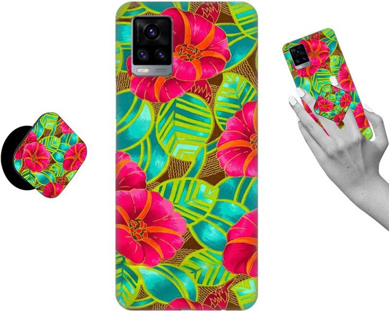 iCopertina Back Cover for Vivo V21  (Multicolor, Cases with Holder, Pack of: 1)