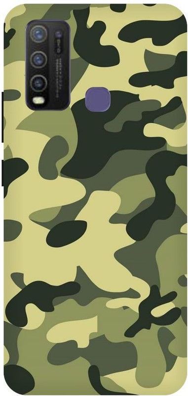 URCHIN Back Cover for Vivo Y50 Cameflage, Indian Flag, national, flag, indian army, india, India  (Multicolor, Shock Proof, Pack of: 1)