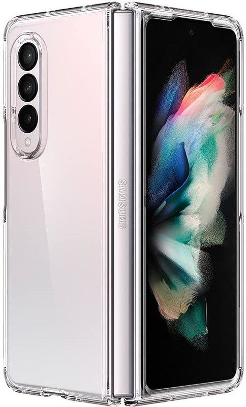 TESPARK Back Cover for Samsung Galaxy Z Fold 3  (Transparent, Grip Case, Pack of: 1)