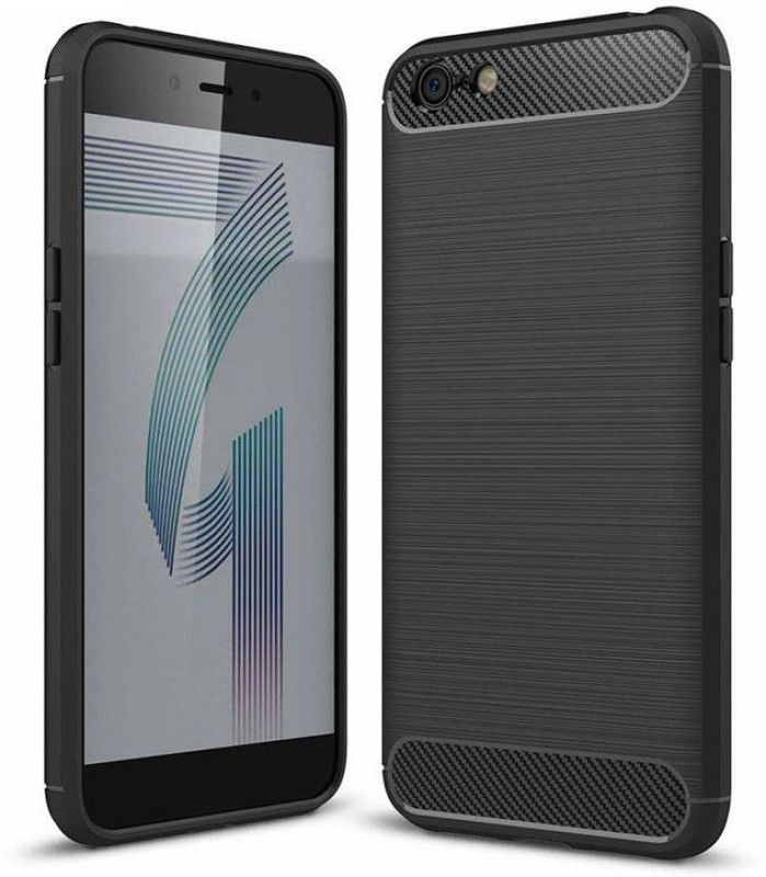 MOBIWIN Back Cover for Oppo A71  (Black, Grip Case, Pack of: 1)