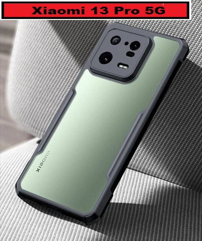 BRENZZ Back Cover for Xiaomi 13 Pro 5G, Mi 13 Pro 5G, (IP)  (Transparent, Shock Proof, Silicon, Pack of: 1)