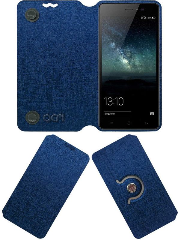 ACM Flip Cover for Reach Allure Rise  (Blue, Cases with Holder, Pack of: 1)