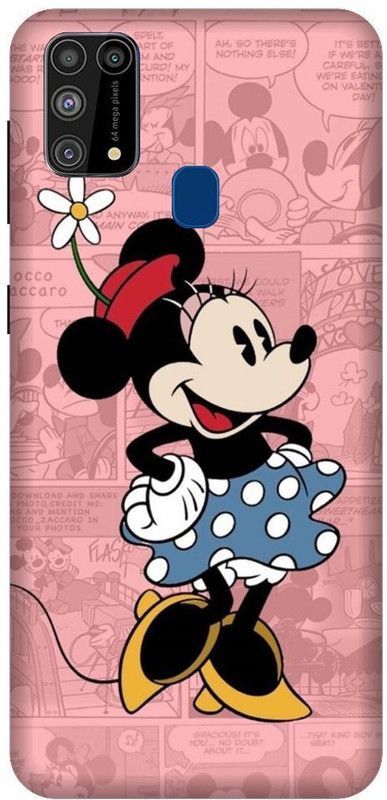 Vinsmoke Back Cover for Samsung M21 Mickey Mouse, minnie Mouse, Cartoon, Anime, Cute  (Multicolor, Shock Proof, Pack of: 1)