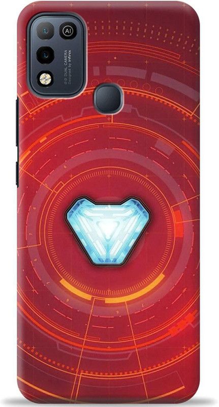 Crafter Back Cover for Infinix Smart 5  (Red, Shock Proof, Pack of: 1)