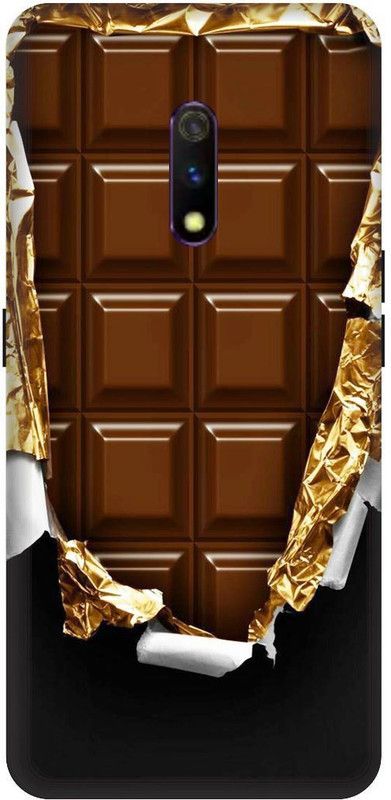 SSMORYA Back Cover for Realme X,Choco Multicolour Printed  (Multicolor, Shock Proof, Pack of: 1)