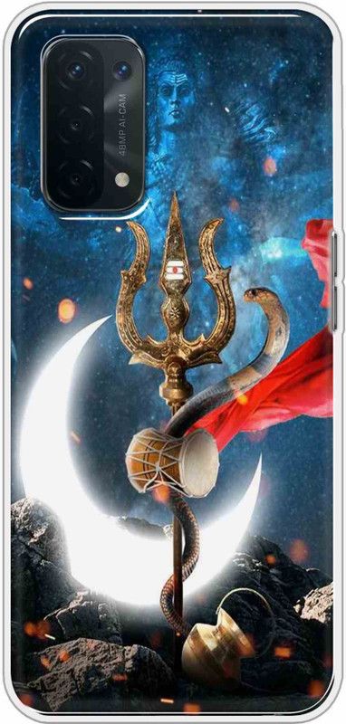 Print Zap Back Cover for Oppo A54 5G  (Multicolor, Grip Case, Silicon)