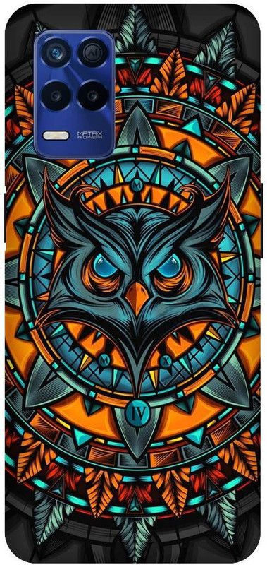 Bluvver Back Cover for Realme 8s 5G , RMX3381, Printed Owl,Abej,Beogard,Back Cover  (Multicolor, Hard Case, Pack of: 1)