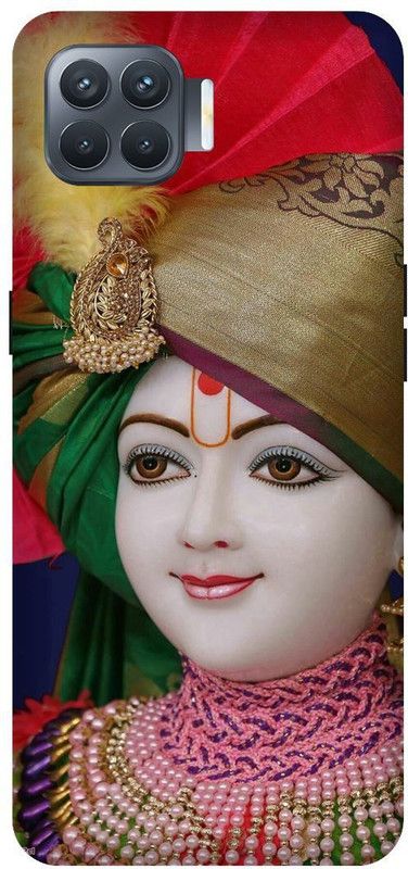 SAVETREE Back Cover for Oppo F17 Pro, CPH2119, swami narayan, god, krishna  (Multicolor, 3D Case, Pack of: 1)