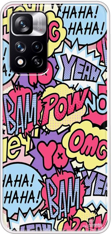 Print Zap Back Cover for Mi 11i  (Multicolor, Grip Case, Silicon, Pack of: 1)