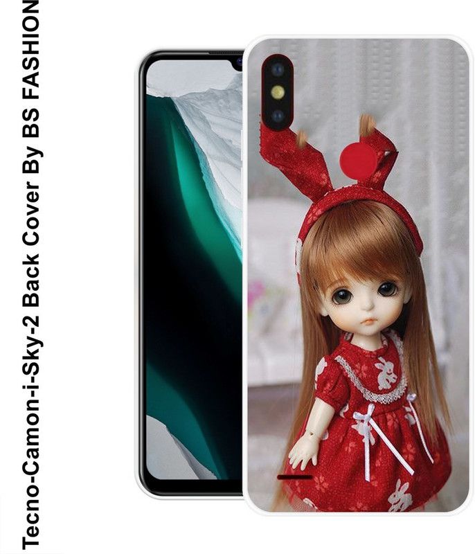 BSRAJ Back Cover for Tecno Camon i Sky 2  (Multicolor, Flexible, Silicon)