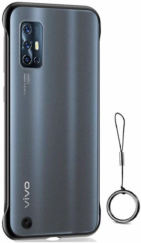 Wideals Back Cover for Vivo V17 Ultra Thin Frameless Matte Hard Shockproof TPU Case  (Black, Pack of: 1)