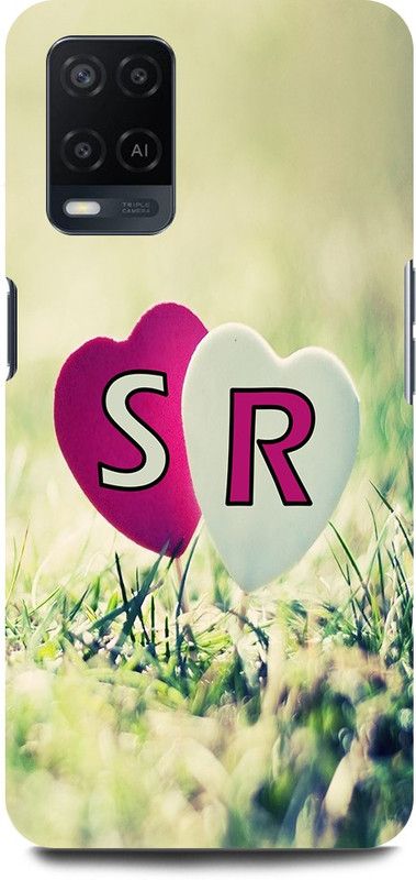 JUGGA Back Cover for OPPO A54, CPH2239, S LOVES R NAME,S NAME, R LETTER, ALPHABET,S LOVE R NAME  (Green, Hard Case, Pack of: 1)