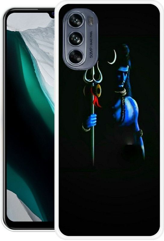 JATLAND Back Cover for Moto G62  (Black, Blue, Grip Case, Silicon, Pack of: 1)