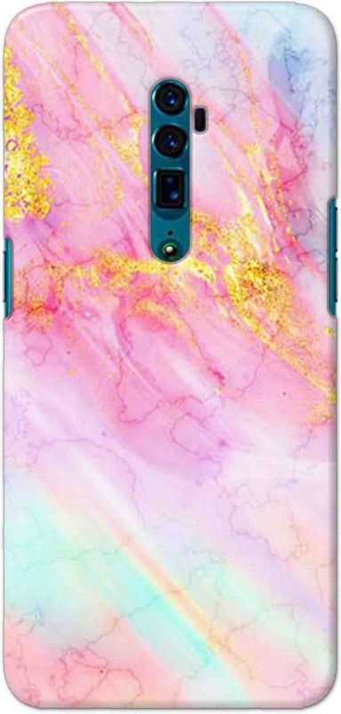 NDCOM Back Cover for Oppo Reno 10X Zoom Color Pattern Marble Printed  (Multicolor, Hard Case, Pack of: 1)