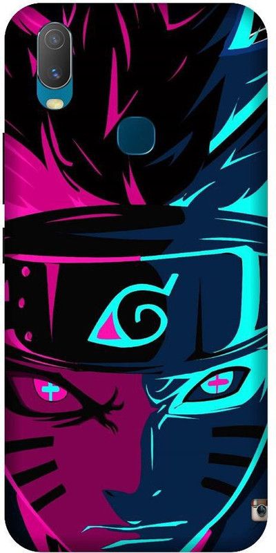 URCHIN Back Cover for Vivo Y15 naruto, Naruto, Manga, Cartoon, Anime, animation, black and white, kakashi  (Multicolor, Shock Proof, Pack of: 1)
