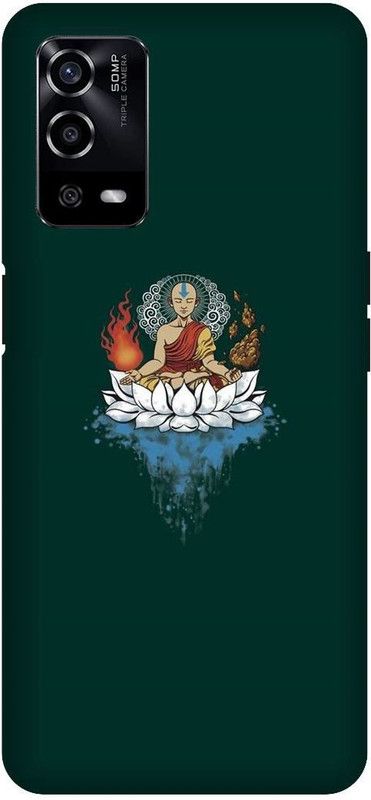 UMPRINT Back Cover for Oppo A55/CPH2325, India God Printed Back Cover  (Multicolor, Hard Case, Pack of: 1)