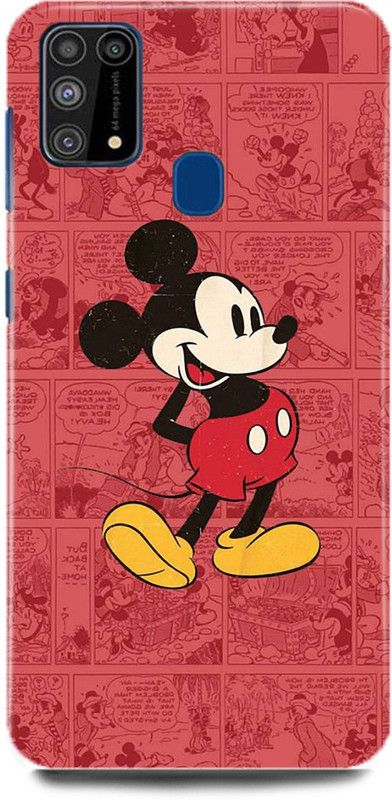 MP ARIES MOBILE COVER Back Cover for SAMSUNG Galaxy M31, Mickey Mouse Art Cartoon Teddy Doll back cover for girls  (Multicolor, Hard Case, Pack of: 1)