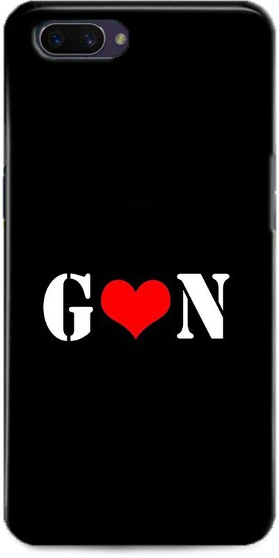Afterglow Back Cover for Realme C1 G N, G LOVES N, NAME, LETTER, ALPHABET, GN LOVE, HART  (Multicolor, Shock Proof, Pack of: 1)