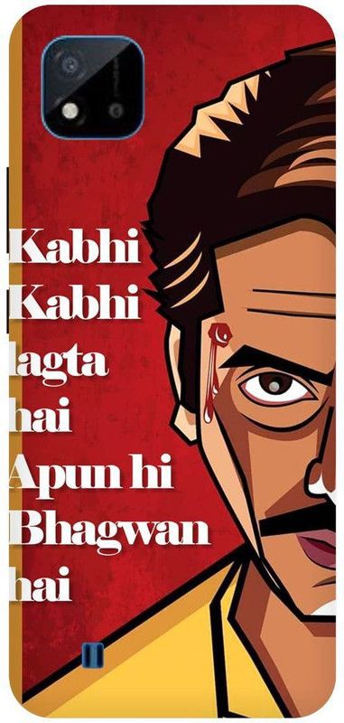 Bluvver Back Cover for Realme C20,RMX3061, Printed Apun hi Bhgawan hai Back Cover  (Multicolor, Hard Case, Pack of: 1)