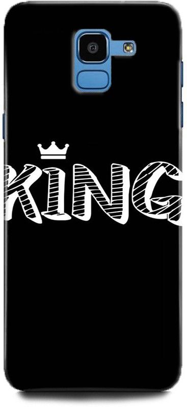 Afterglow Back Cover for SAMSUNG Galaxy J6 KING CROWN, BLACK,KING  (Multicolor, Shock Proof, Pack of: 1)