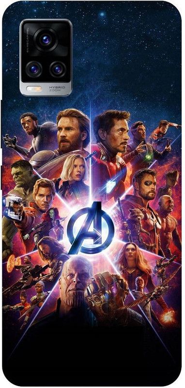Bluvver Back Cover for Vivo V20 Pro,Vivo 2018, Printed Avengers,IronMan Mobile Back Cover  (Multicolor, Hard Case, Pack of: 1)