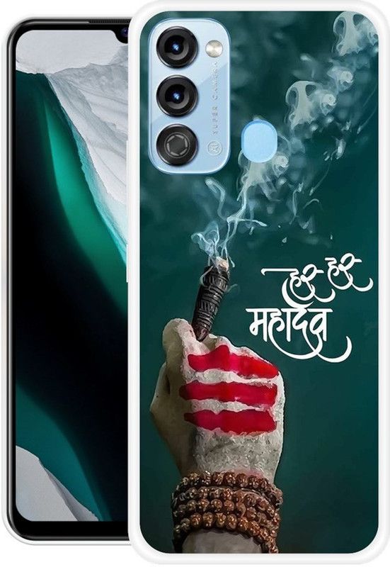 INDIALAND Back Cover for Itel Vision 3 Turbo  (Multicolor, Grip Case, Silicon)