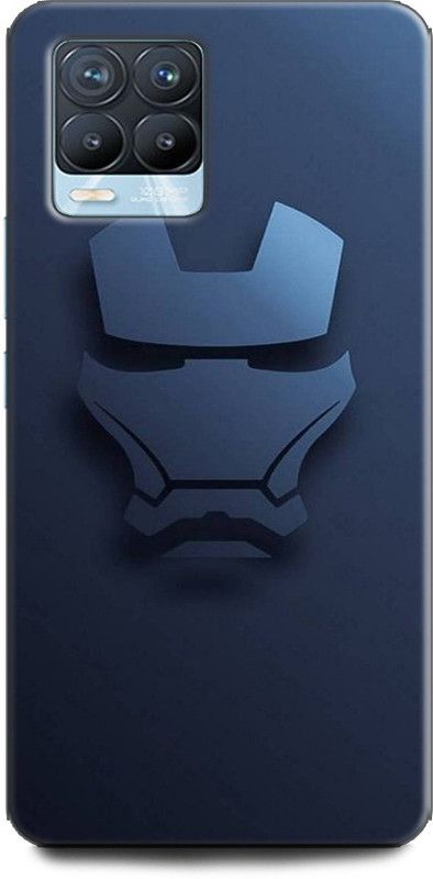 Afterglow Back Cover for Realme 8, RMX3085 IRON MAN, LOVE YOU 3000, SUPERHERO, TONY STARK, MARVAL, COMIC  (Multicolor, Shock Proof, Pack of: 1)