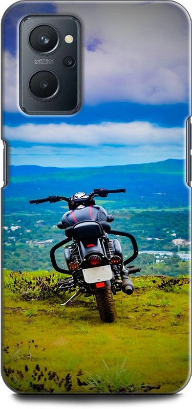 INDICRAFT Back Cover for OPPO A96, CPH2333 BIKE, BULLET, RIDER, ROYAL ENFIELD, NATURE  (Multicolor, Shock Proof)