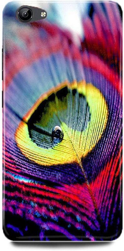 FRONK Back Cover for Vivo V5, 1601, PEACOCK, FEATHER, MOR, PANKH  (Multicolor, Hard Case, Pack of: 1)