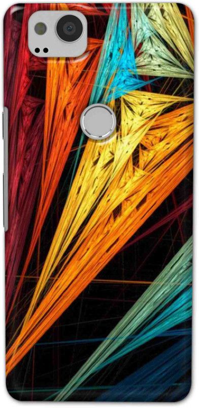 NDCOM Back Cover for Google Pixel 2 Colorful Print Printed  (Multicolor, Hard Case, Pack of: 1)