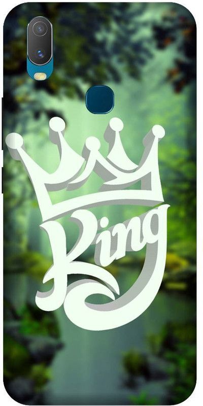 URCHIN Back Cover for Vivo Y15 King, King word, King cover, quotes, Attitude  (Multicolor, Shock Proof, Pack of: 1)