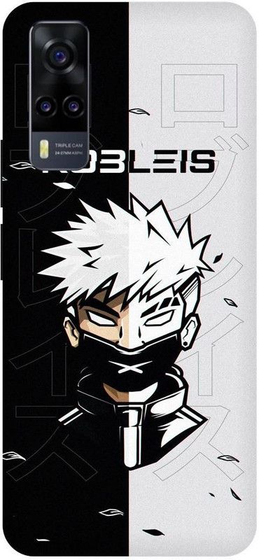 THE NARAYANA COLLECTIONS Back Cover for VIVO Y51 (2020)- V2030-KAKASHI,HATAKE,CARTOON,ANIME  (Multicolor, Hard Case, Pack of: 1)