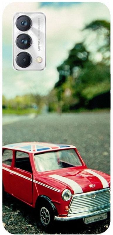 Skyhawk Back Cover for Realme GT Master Red Mini Cooper  (Multicolor, Waterproof, Silicon, Pack of: 1)