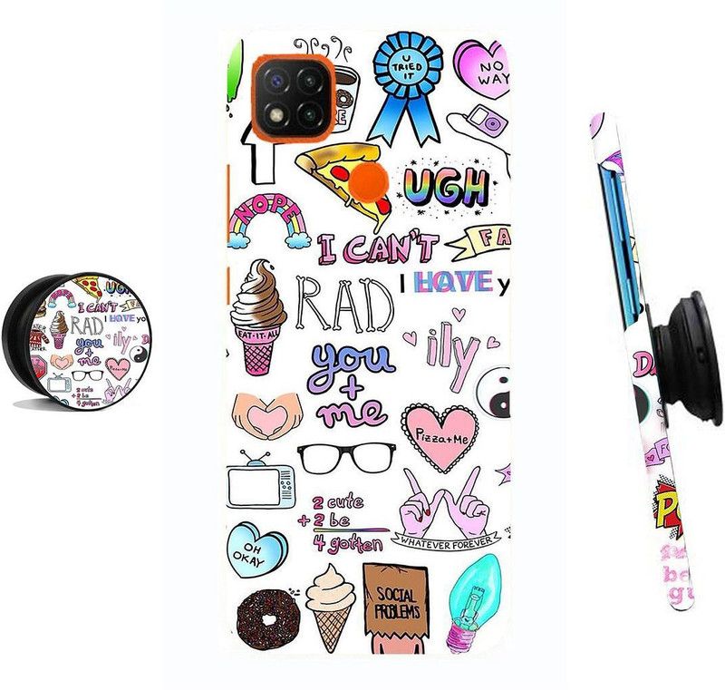 KIZIN Back Cover for Redmi 9, Redmi 9 Activ, Poco C31, Redmi 9C,  (Multicolor, Cases with Holder)