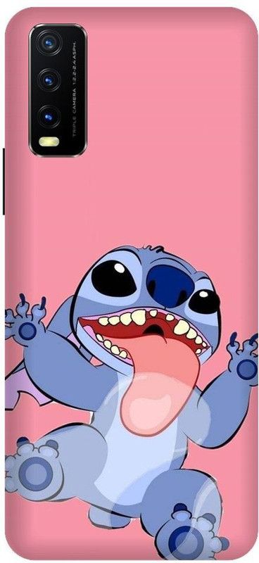 URCHIN Back Cover for Vivo Y20 Stitch, Cartoon, Colour, Cute, Colourfull  (Multicolor, Shock Proof, Pack of: 1)