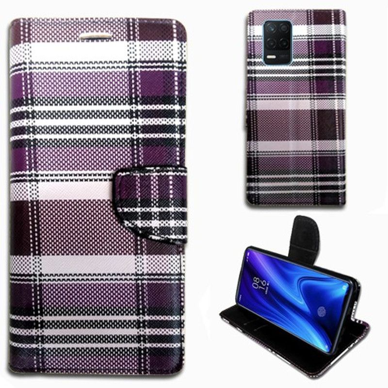 Mxkart Flip Cover for Realme 8s 5G  (Purple)