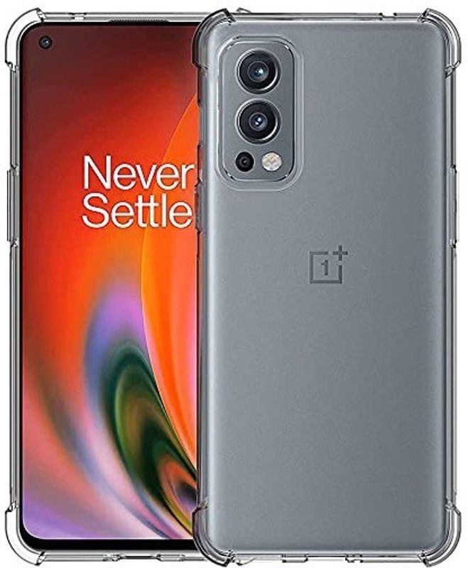 AARERED Bumper Case for Oneplus Nord 2  (Transparent, Dual Protection, Pack of: 1)