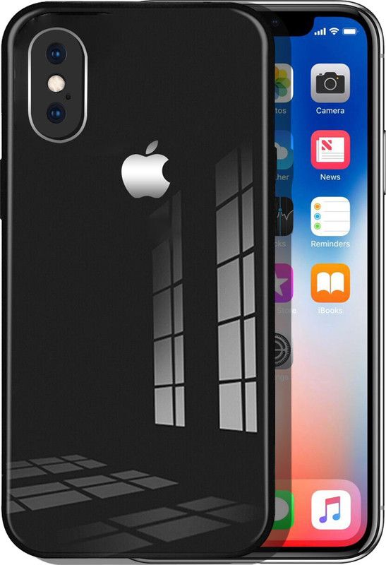 HSRPRO Back Cover for Apple iPhone X/XS  (Black, Shock Proof, Pack of: 1)