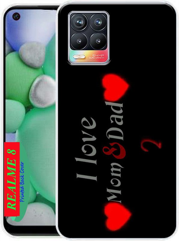 SkyAmound Back Cover for Realme 8  (Multicolor, Dual Protection, Silicon, Pack of: 1)