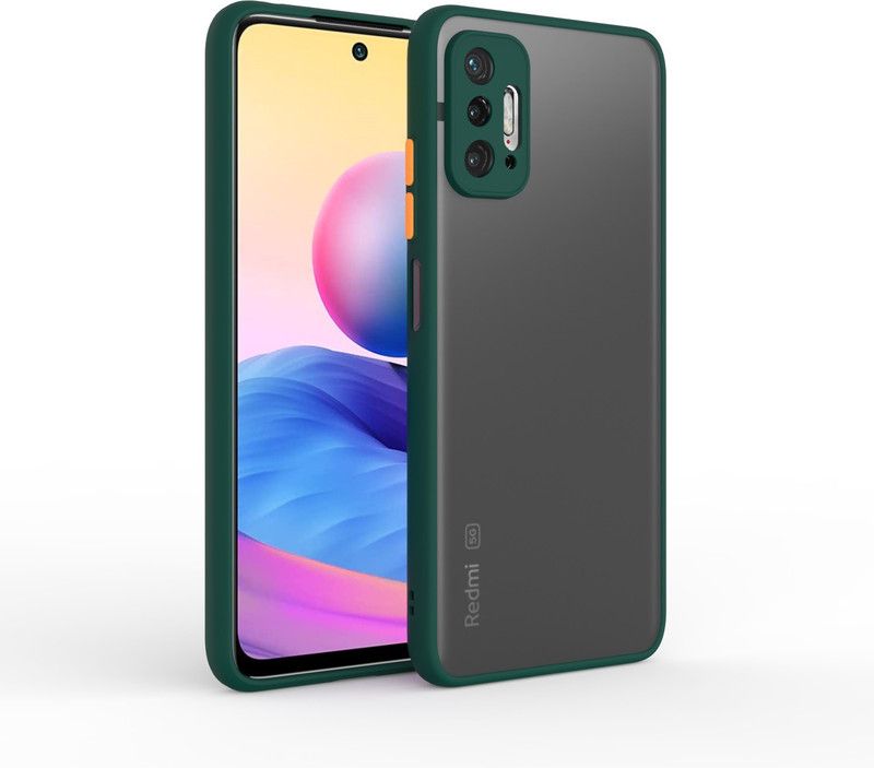 TELESHIELD Back Cover for Xiaomi 11T Pro (5G), CAMERA PROTECTION CASE, SMOKE CASE  (Green, Hard Case)