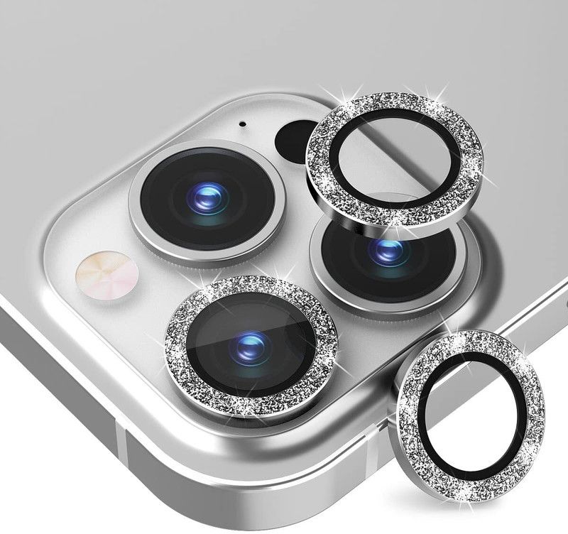 VOSKI Back Camera Lens Ring Guard Protector for iPhone 11 Pro Max Camera Lens Protector Scratch Proof Sparkle Diamond Ring  (Pack of: 1)