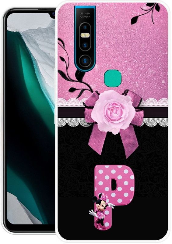 redfly Back Cover for Infinix S5 Pro  (Pink, Black, Silicon)