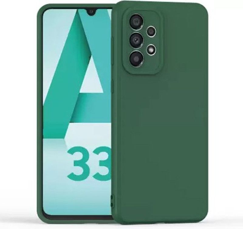INMESTA Back Cover for Samsung Galaxy A53 5G  (Green, Silicon, Pack of: 1)