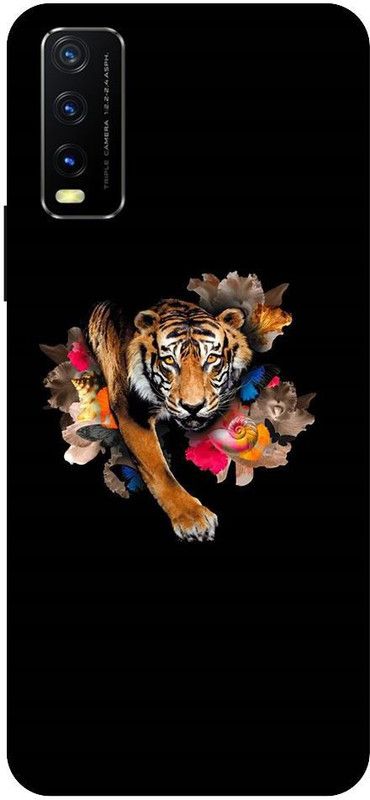 URCHIN Back Cover for Vivo Y20G cheeta, tiger, lion, animal, flowers, guccie  (Multicolor, Shock Proof, Pack of: 1)
