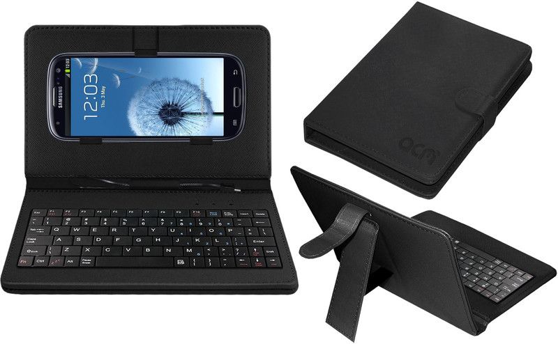 ACM Keyboard Case for Samsung Galaxy S3 I9300  (Black, Cases with Holder, Pack of: 1)