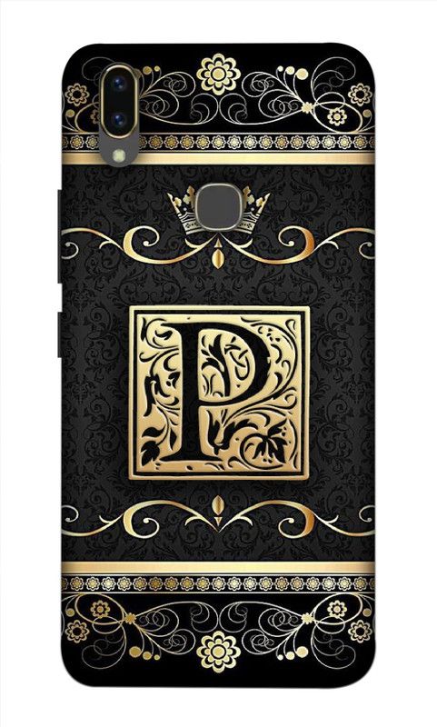 Ekish Back Cover for Vivo Y85  (Black, Gold, Pack of: 1)
